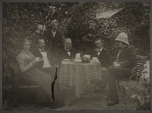 "Father Karl Epting second from right ...'with the distinguished British gentlement