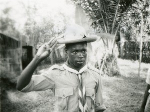 Boyscout, in Gabon