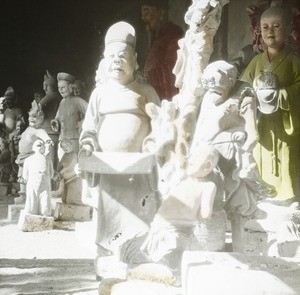 Stone statues, China, ca. 1905-1914