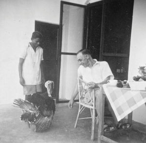 Panruti, Arcot, South India. Joseph's present to Missionary Einar Andersen on his birthday, 9th