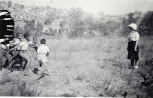 Game of cub scouts, in Madagascar