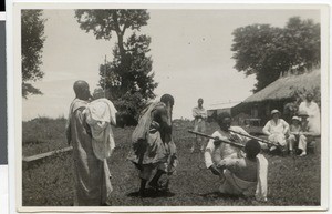 Dancing flute players, Bedele(?), Ethiopia