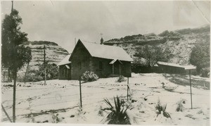 The Morija Normal School under the snow