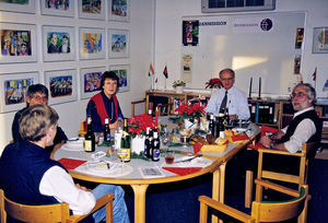 Last Christmas buffet at Gl Torv December 1999