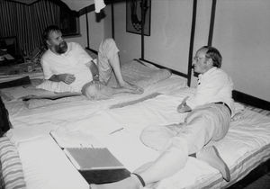 Missionary Filip Engsig-Karup (left) and Secretary General Jørgen Nørgaard Pedersen in Banglade