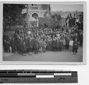 The central chapel of the Missioners in Pingnan, China, 1928