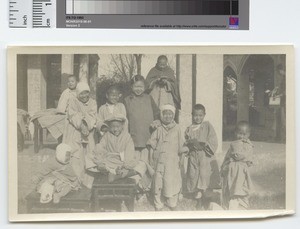 Group of hospital patients, Ichang, ca.1888-1929