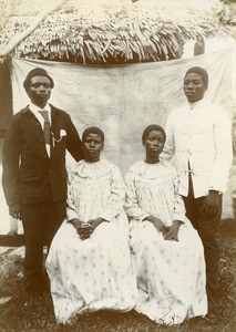 Brides and grooms, in Gabon
