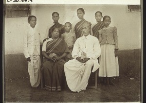 Katechisten-Familie Joseph Wedamuttu in Udyawara (Udapi)