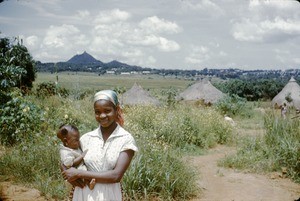 Young woman and child, Ngaoundéré, Adamaoua, Cameroon, 1953-1968