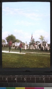 Parade of boy scouts, south India, 1924