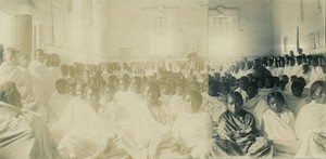 Interior of a church, in Madagascar