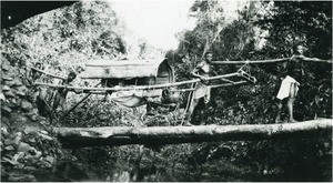 Over a backwater, in Cameroon