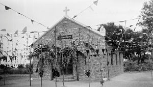 Vriddhachalam District, Arcot, South India. Kattumailur Church on the Consecration Day, 3rd Sep