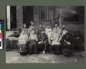 Staff of the Girls' School, Quanzhou, China, 1907