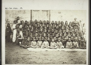 Children in the Girls' Boarding School in Bettigeri