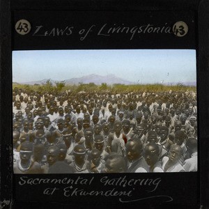 Sacramental gathering at Ekwendoni, Malawi, ca. 1894-1904