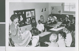 Teaching Bible Class in a Bedroom, Sao Paulo, Brazil, ca.1962-1968