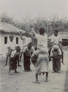 Playtime in the school of Lambarene, in Gabon