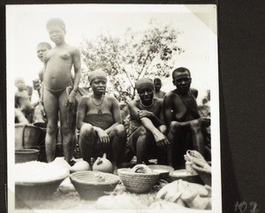 Market in a village