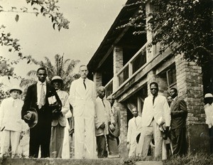 Meeting in Lambarene, in Gabon