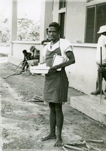 Leprous nurse, in Ebeigne, Gabon