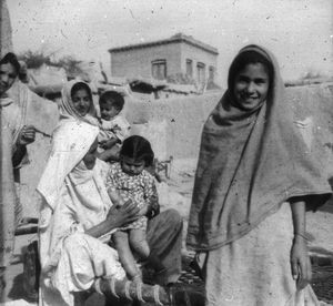 Danish Pathan Mission. The Gospel in Pakistan, 1954-1958. Pathan women and children at Mardan