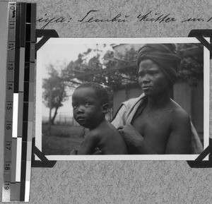 Tembu mother with child, Baziya, South Africa East