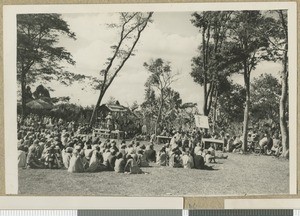 Revival convention, Kabete, Central province, Kenya, September 1949