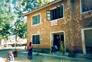 Nepal 1995. Healthpost involved in TB treatment. (Probably managed by INF)