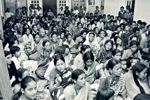 Gyaneshwar Kirke/Nepali Isai Mandali i Kathmandu fejrer gudstjeneste. (Menigheden er etableret i 1957)