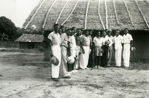 Students of the Bible school, in Oyem, Gabon