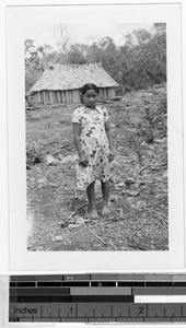 Portrait of a Maya girl, Quintana Roo, Mexico, ca. 1947