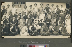 Women's Welfare League, Nagpur, India, ca.1926