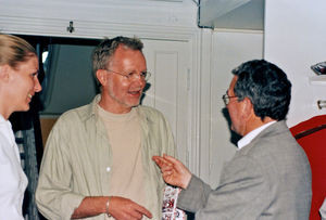 Reception i anledning af Danmissions fødsel, 1.1.2000. På billedet ses Jacob Rønnov