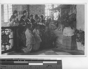 Girls at the convent at Pingnan, China, 1944