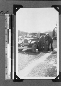 Brother Wedemann's car, Enon, South Africa, 1930