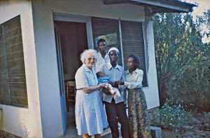 Missionary Nurse Ellen Margrethe Christensen, leader of the clinic work at Izymbia, the North W