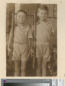 Harry and Cameron Watson, Malawi, ca.1938