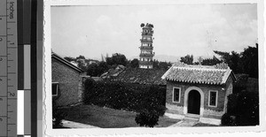 Rectory at the Loting mission, Loting, China, ca. 1935