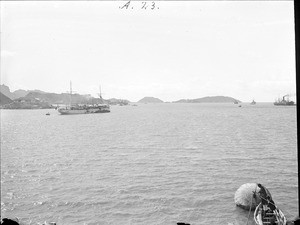 Ships near the coast, Yemen, ca.1893-1920