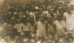 Pupils of a mission school in Gabon