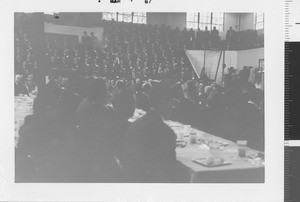 Large group at a meal