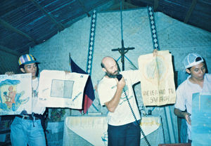 Ecumenical Youth Conference at Cebu, the Philippines, 1993. Missionary Jens Christian Olesen is