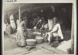 Indian shop selling cereals