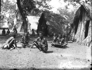 Village scene in southern Africa