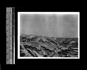 Mountainous countryside, Gansu Province, China, ca.1926