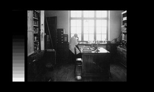 Professor T. H. Williams in his office, Chengdu, Sichuan, China, 1942