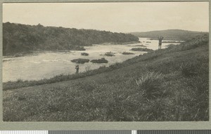 Ripon falls, Lake Victoria, Uganda, ca.1924