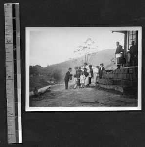 Blakney family leaving for America, Fuzhou, Fujian, China, 1927